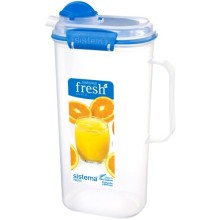 Кувшин для сока Sistema Juice Jug Fresh, 2 л Marine Blue (921420) Кувшин для сока Sistema Juice Jug Fresh, 2 л Marine Blue (921420)