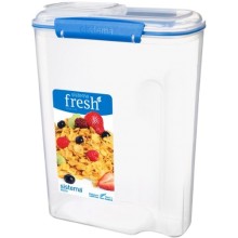 Контейнер для сыпучих продуктов Sistema Cereal Fresh, 4,2 л Marine Blue (921450) Контейнер для сыпучих продуктов Sistema Cereal Fresh, 4,2 л Marine Blue (921450)