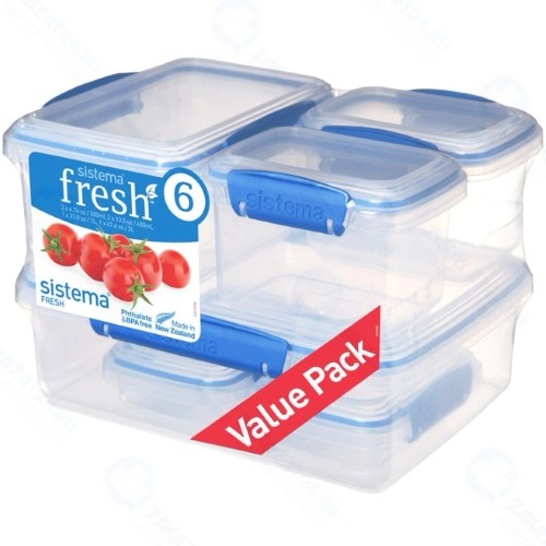 Набор контейнеров Sistema Fresh Marine Blue (921760)