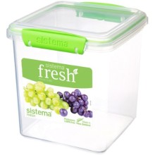 Контейнер для печенья Sistema Square Fresh, 2,35 л Lime Green (951334)