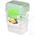 Набор контейнеров Sistema 3 Pack Fresh, 400 мл Lime Green (951543)