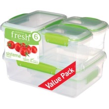 Набор контейнеров Sistema Fresh Lime Green (951760)