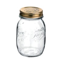 Стеклянная банка для хранения и консервации Bormioli Rocco Quattro Stagioni, 500 мл, с винтовой крышкой (B349750-1)