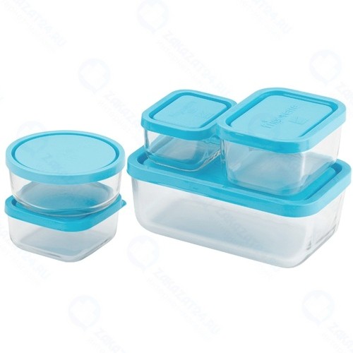 Набор контейнеров Bormioli Rocco Frigoverre, 5 шт (B388840)