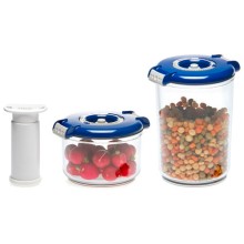 Набор вакуумных контейнеров Status VAC-RD-Round Blue