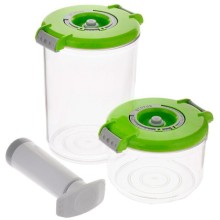 Набор вакуумных контейнеров Status VAC-RD-Round Green