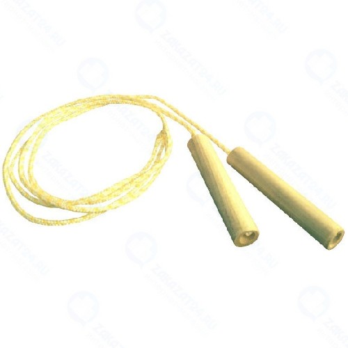 Скакалка с деревянными ручками Ранний старт 010320