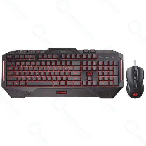 Комплект клавиатура + мышь ASUS Cerberus Combo (90YH0141-B2RA00)