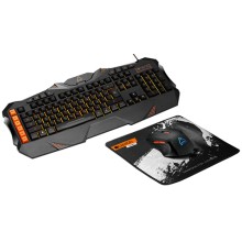 Игровой набор Canyon Leonof клавиатура + мышь + коврик (CND-SGS01-RU)