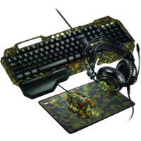 Игровой набор Canyon Argama клавиатура + наушники + мышь + коврик (CND-SGS03M-RU)