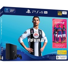 Игровая приставка PlayStation 4 Pro 1 Tb + FIFA 19