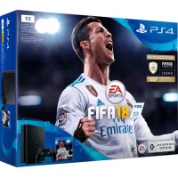 Игровая приставка PlayStation 4 1Tb + FIFA 18 + PS Plus 14 дней (CUH-2108B)
