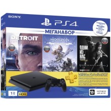 Игровая приставка PlayStation 4 1TB Detroit + Horizon Zero Dawn + Одни из нас + PS Plus на 3 месяца (CUH-2208B) Игровая приставка PlayStation 4 1TB Detroit + Horizon Zero Dawn + Одни из нас + PS Plus на 3 месяца (CUH-2208B)