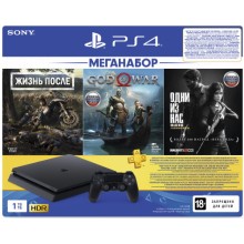 Игровая приставка PlayStation 4 1TB Жизнь после + God Of War + Одни из нас + PS Plus на 3 месяца (CUH-2208B) Игровая приставка PlayStation 4 1TB Жизнь после + God Of War + Одни из нас + PS Plus на 3 месяца (CUH-2208B)