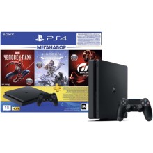 Игровая приставка PlayStation 4 1TB Gran Turismo Sport + Horizon Zero Dawn. Complete Edition + Человек-паук + PS Plus на 3 месяца (CUH-2208B) Игровая приставка PlayStation 4 1TB Gran Turismo Sport + Horizon Zero Dawn. Complete Edition + Человек-паук + PS Plus на 3 месяца (CUH-2208B)