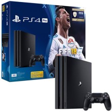 Игровая приставка PlayStation 4 Pro 1Tb + FIFA 18 + PS Plus 14 дней (CUH-7008B) Игровая приставка PlayStation 4 Pro 1Tb + FIFA 18 + PS Plus 14 дней (CUH-7008B)