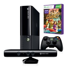 Игровая приставка Microsoft Xbox 360 E 4GB Kinect + игра Kinect Adventures (N6V-00012)
