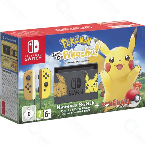 Игровая приставка Nintendo Switch HW Let's Go Pikachu Bundle