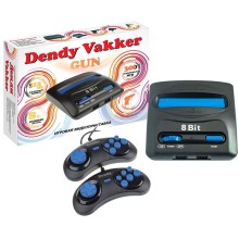 Игровая приставка Dendy Vakker + световой пистолет, 300 игр