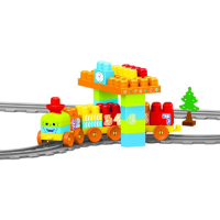 Железная дорога DOLU с конструктором, 58 элементов, 224 см (DL_5081)