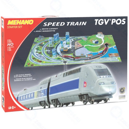 Железная дорога MEHANO TGV Pos, с ландшафтом (T111)