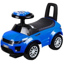 Машинка-каталка BESTLIKE со звуком, PVC колеса, синяя (613W)