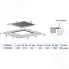 Индукционная варочная панель HOMSAir HIY43BK