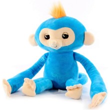 Интерактивная обезьянка-обнимашка FINGERLINGS голубая (3531)