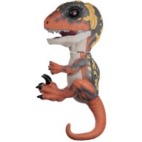 Интерактивный динозавр FINGERLINGS Блейз, зеленый с оранжевым, 12 см (3781)