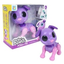 Интерактивная игрушка 1toy RoboPets: Робо-пес фиолетовый/розовый (Т14337)