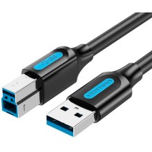 Кабель Vention USB 3.0 AM/BM, 1 м (COOBF)