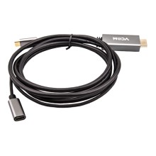 Кабель VCOM Type-C/HDMI 2.0 + PD, 1,8 м (CU423MCPD-1.8M)