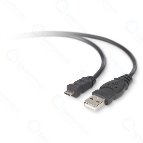 Кабель Belkin USB A 2.0 - micro USB 2.0 Black (F3U151cp1.8M)