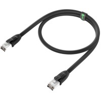 Патч-корд GCR LSZH Prof категории 8, Ethernet, F/FTP, 1m (GCR-LNC800)