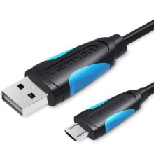 Кабель Vention USB 2.0 AM/micro B 5pin, 2m (VAS-A04-B200)