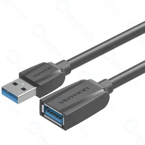 Кабель Vention USB 3.0 AM/AF, 1m (VAS-A45-B100)