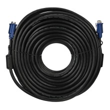 Кабель VCOM VGA, 30 м, 2 ферритовых фильтра (VVG6448-30MC)