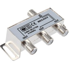 Делитель Rexant ТВ х 3 под F разъём, 5-1000 МГц (05-6002) Делитель Rexant ТВ х 3 под F разъём, 5-1000 МГц (05-6002)