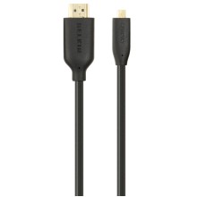 Кабель Belkin HDMI - miсro HDMI, 3m (F3Y030bf3M) Кабель Belkin HDMI - miсro HDMI, 3m (F3Y030bf3M)