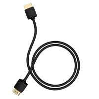 Кабель GCR цифровой аудио-видео, Slim HDMI 2.0, 30 см, черный (GCR-51591)