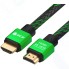 Кабель GCR HDMI 2.0, HDR 4:2:2, Ultra HD 4K, 1,5m Green (GCR-HM481)