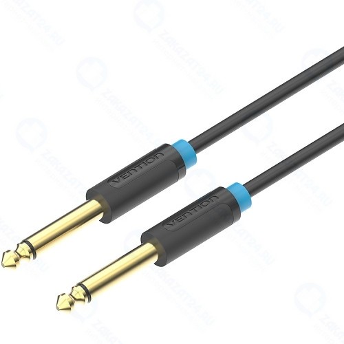 Кабель Vention аудио Jack 6.35 mm M/6.35 M, 2 м (BAABH)