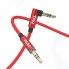 Кабель TFN AUX L-Type 1m Red/Black (TFN-CAUXL1MRD)