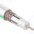 Кабель Proconnect коаксиальный, 703 B, Cu/Al/Cu,75 Ом, 64%, бухта 100 м, белый (01-2431-6)