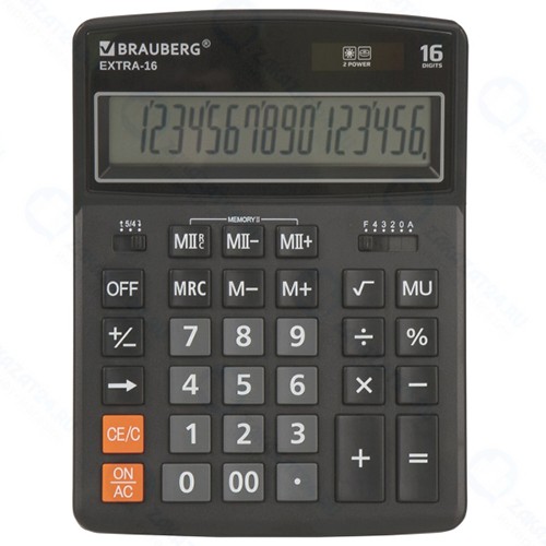 Калькулятор Brauberg Extra-16-BK (250475)