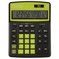 Калькулятор Brauberg Extra Color-12-BKLG (250477)