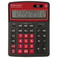 Калькулятор Brauberg Extra Color-12-BKWR (250479)