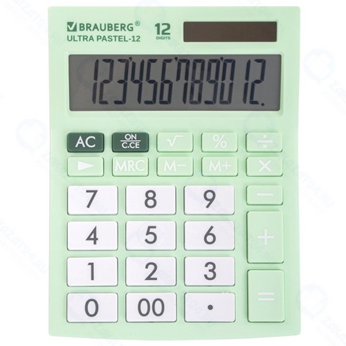 Калькулятор Brauberg Ultra Pastel-12-LG (250504)
