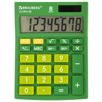Калькулятор Brauberg Ultra-08-GN (250509)