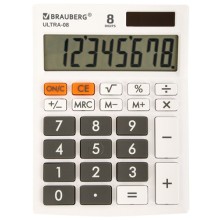 Калькулятор Brauberg Ultra-08-WT (250512)